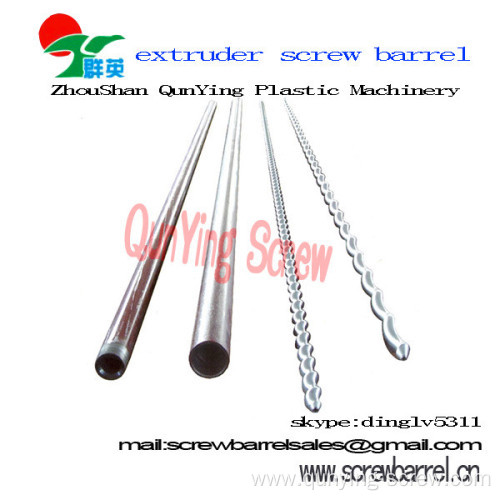 Grade A Pe Abs Pp Pvc Screw Barrel For Plastic Extruder Machine 